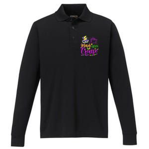 Mardi Gras Cruise Cruising Mask Cruise Ship Party Costume Performance Long Sleeve Polo