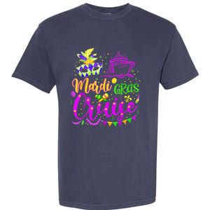 Mardi Gras Cruise Cruising Mask Cruise Ship Party Costume Garment-Dyed Heavyweight T-Shirt