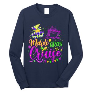 Mardi Gras Cruise Cruising Mask Cruise Ship Party Costume Long Sleeve Shirt