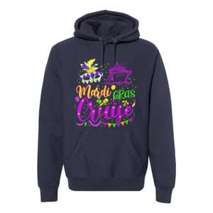 Mardi Gras Cruise Cruising Mask Cruise Ship Party Costume Premium Hoodie