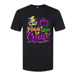 Mardi Gras Cruise Cruising Mask Cruise Ship Party Costume Softstyle CVC T-Shirt