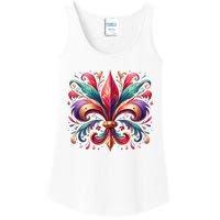 Mardi Gras Celebration Ladies Essential Tank