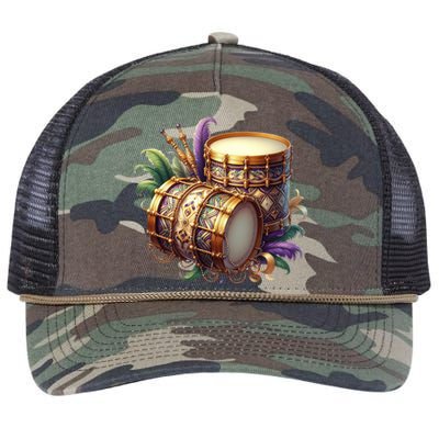 Mardi Gras Celebration Retro Rope Trucker Hat Cap