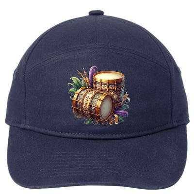 Mardi Gras Celebration 7-Panel Snapback Hat