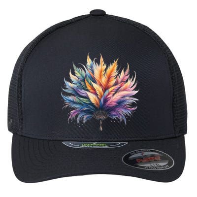 Mardi Gras Celebration Flexfit Unipanel Trucker Cap