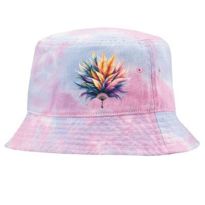 Mardi Gras Celebration Tie-Dyed Bucket Hat