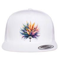 Mardi Gras Celebration Flat Bill Trucker Hat