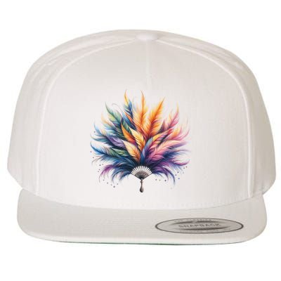 Mardi Gras Celebration Wool Snapback Cap