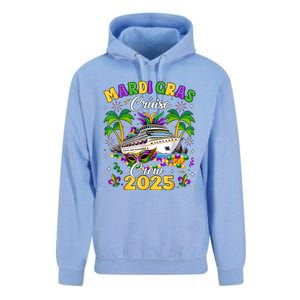 Mardi Gras Cruise Crew 2025 Family Matching Unisex Surf Hoodie