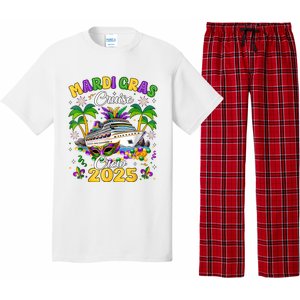 Mardi Gras Cruise Crew 2025 Family Matching Pajama Set