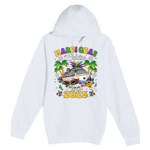 Mardi Gras Cruise Crew 2025 Family Matching Premium Pullover Hoodie