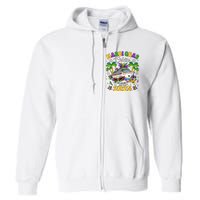 Mardi Gras Cruise Crew 2025 Family Matching Full Zip Hoodie