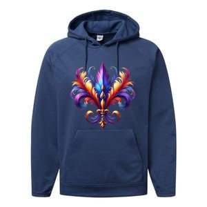 Mardi Gras Celebration Performance Fleece Hoodie