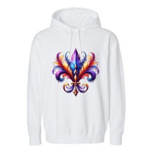 Mardi Gras Celebration Garment-Dyed Fleece Hoodie