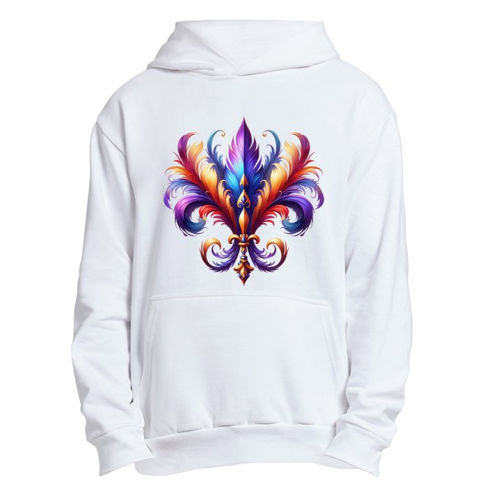 Mardi Gras Celebration Urban Pullover Hoodie