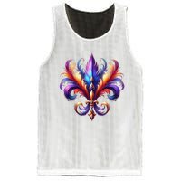 Mardi Gras Celebration Mesh Reversible Basketball Jersey Tank