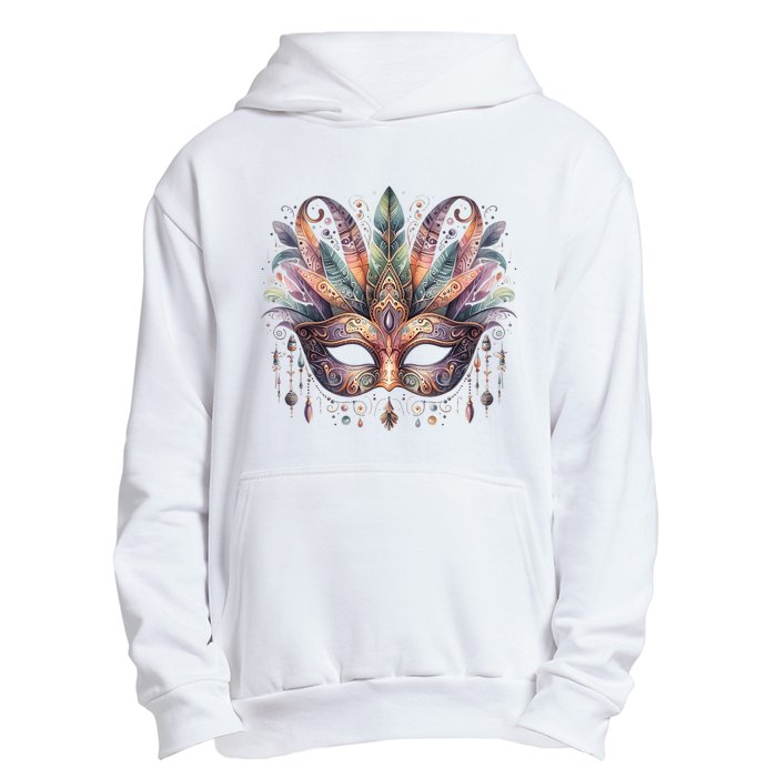 Mardi Gras Celebration Urban Pullover Hoodie