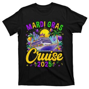 Mardi Gras Carnival Cruise 2025 Family Cruising Mask T-Shirt