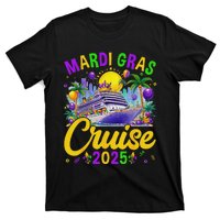 Mardi Gras Carnival Cruise 2025 Family Cruising Mask T-Shirt