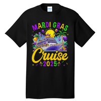 Mardi Gras Carnival Cruise 2025 Family Cruising Mask Tall T-Shirt