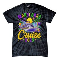 Mardi Gras Carnival Cruise 2025 Family Cruising Mask Tie-Dye T-Shirt