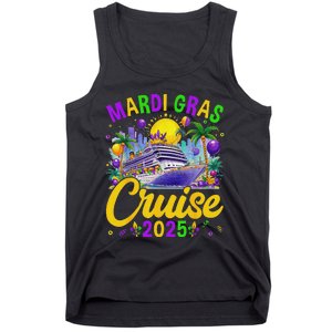 Mardi Gras Carnival Cruise 2025 Family Cruising Mask Tank Top