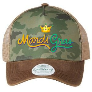 Mardi Gras Crown Celebration Legacy Tie Dye Trucker Hat