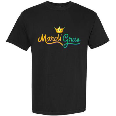 Mardi Gras Crown Celebration Garment-Dyed Heavyweight T-Shirt