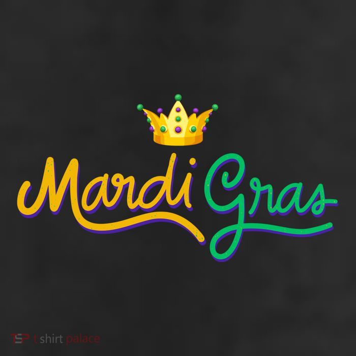 Mardi Gras Crown Celebration 7 Panel Mesh Trucker Snapback Hat