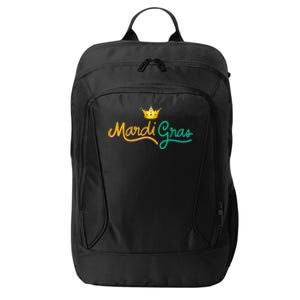 Mardi Gras Crown Celebration City Backpack