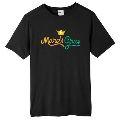 Mardi Gras Crown Celebration Tall Fusion ChromaSoft Performance T-Shirt