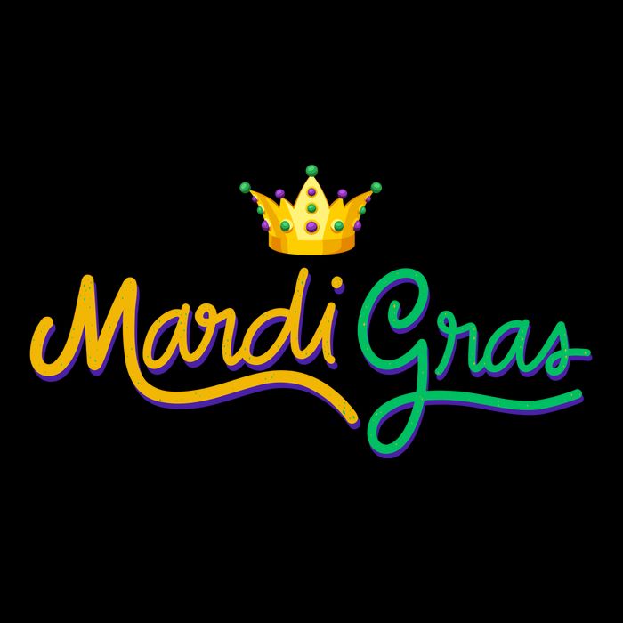 Mardi Gras Crown Celebration Flatbill Hat