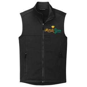 Mardi Gras Crown Celebration Collective Smooth Fleece Vest