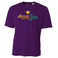 Mardi Gras Crown Celebration Cooling Performance Crew T-Shirt