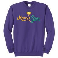 Mardi Gras Crown Celebration Sweatshirt