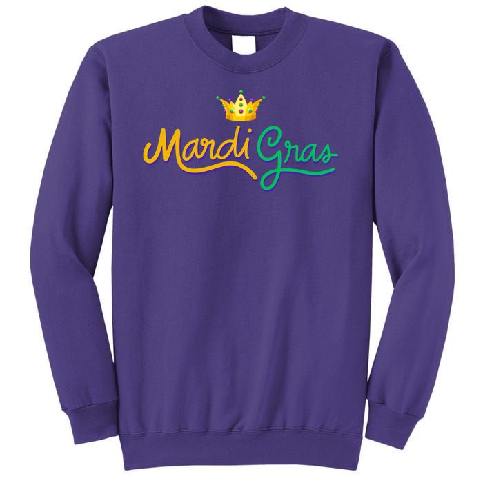 Mardi Gras Crown Celebration Sweatshirt