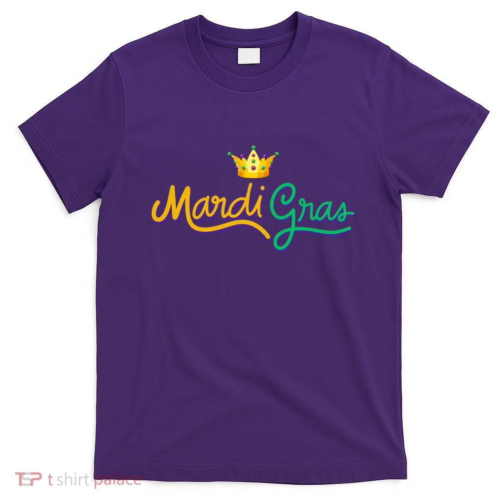 Mardi Gras Crown Celebration T-Shirt