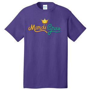 Mardi Gras Crown Celebration Tall T-Shirt