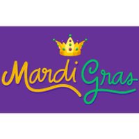 Mardi Gras Crown Celebration Bumper Sticker