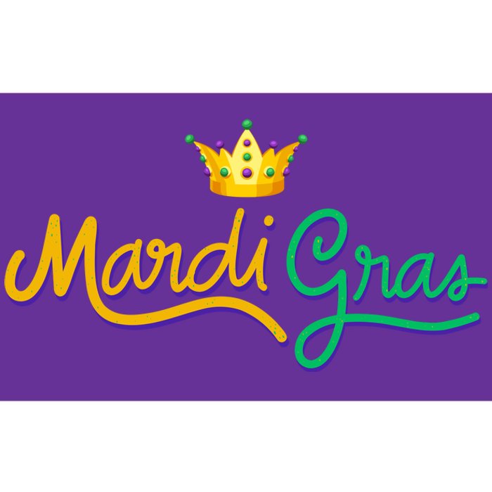 Mardi Gras Crown Celebration Bumper Sticker