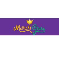 Mardi Gras Crown Celebration Bumper Sticker