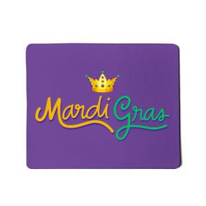 Mardi Gras Crown Celebration Mousepad