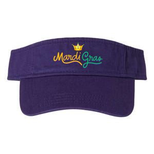 Mardi Gras Crown Celebration Valucap Bio-Washed Visor