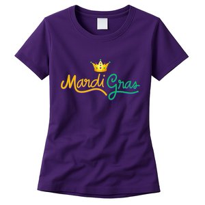 Mardi Gras Crown Celebration Women's T-Shirt