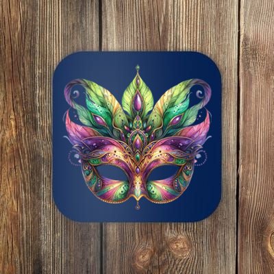 Mardi Gras Celebration Coaster