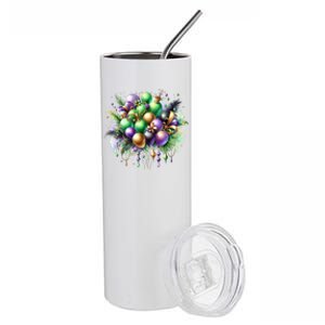 Mardi Gras Celebration Stainless Steel Tumbler