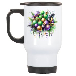 Mardi Gras Celebration Stainless Steel Travel Mug