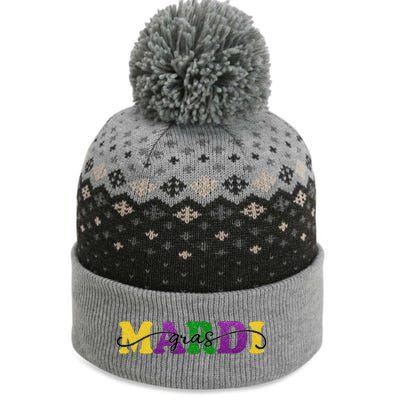 Mardi Gras Celebration Festive The Baniff Cuffed Pom Beanie