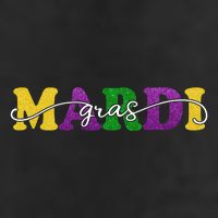 Mardi Gras Celebration Festive 7 Panel Mesh Trucker Snapback Hat