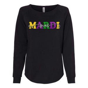 Mardi Gras Celebration Festive Womens California Wash Sweatshirt